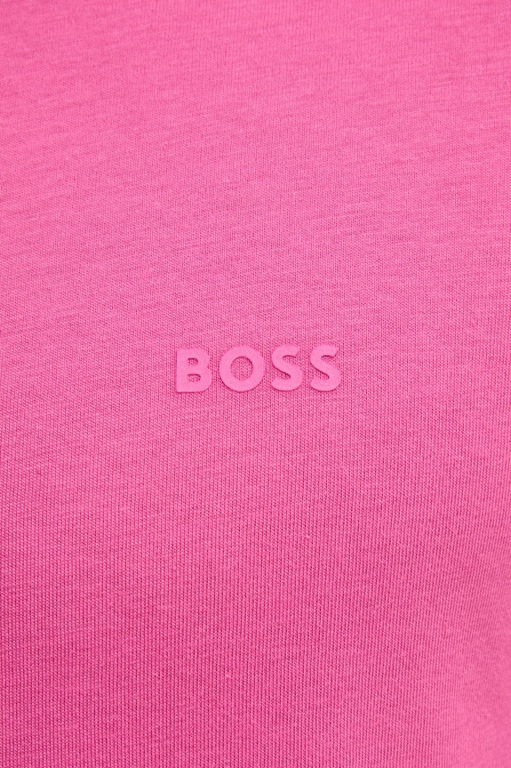 BOSS T-shirt męski bawełniany Thompson 01 50468347 różowy