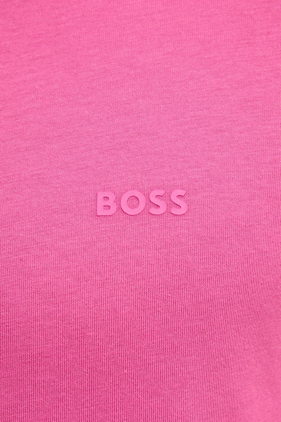 BOSS T-shirt męski bawełniany Thompson 01 50468347 różowy