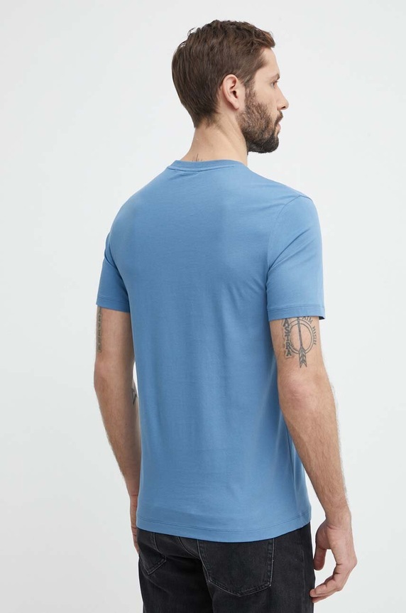 Odzież BOSS T-shirt męski bawełniany Thompson 01 50468347 niebieski