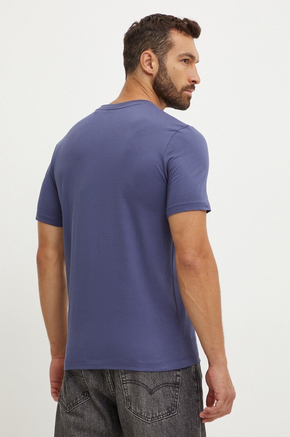 Odzież BOSS T-shirt męski bawełniany Thompson 01 50468347 granatowy
