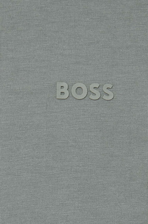 BOSS T-shirt męski bawełniany Thompson 01 50468347 zielony