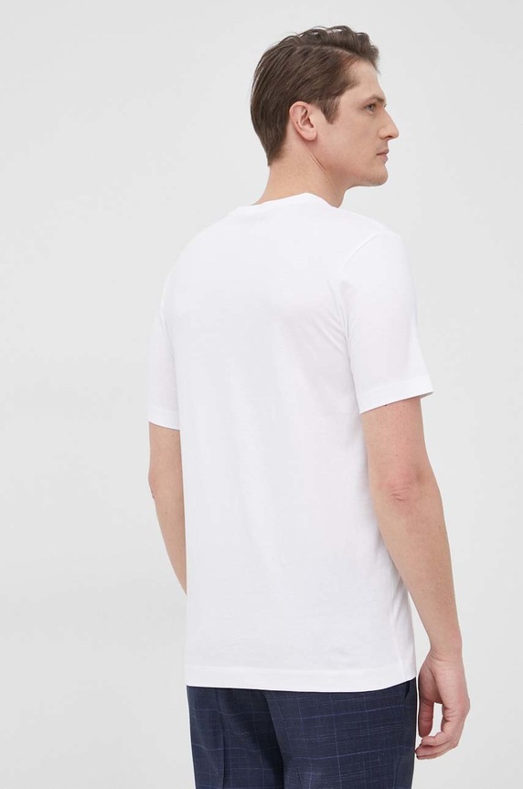 Odzież BOSS T-shirt męski bawełniany Thompson 01 50468347 biały