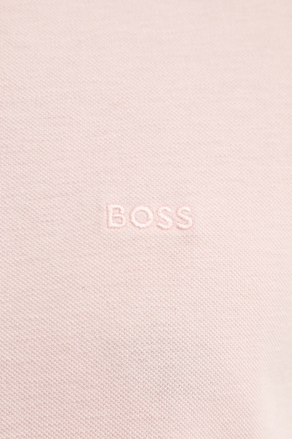 Bavlnené polo tričko BOSS Pallas 50468362 ružová