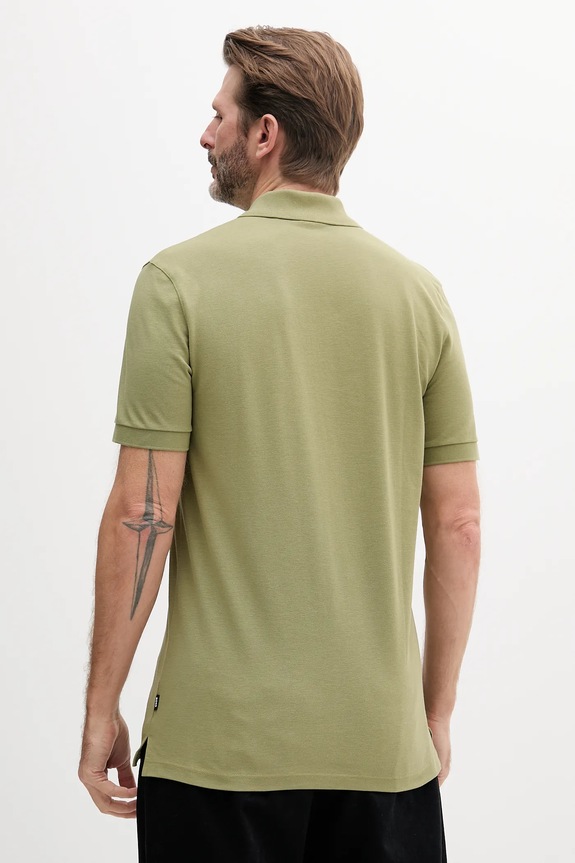 Bavlnené polo tričko BOSS Pallas 50468362 zelená AA00