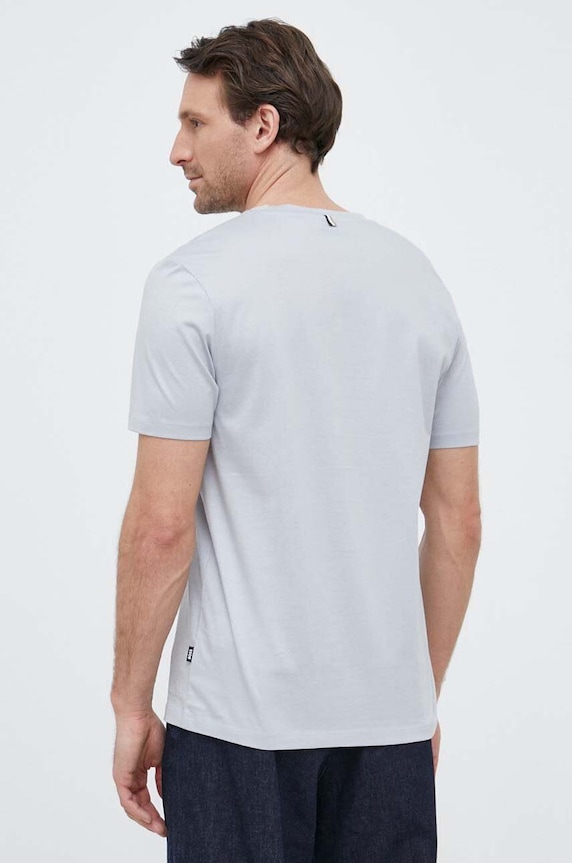 Odzież BOSS t-shirt bawełniany 50468395 szary