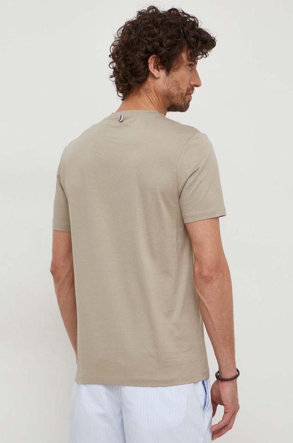 Odzież BOSS t-shirt bawełniany 50468395 beżowy