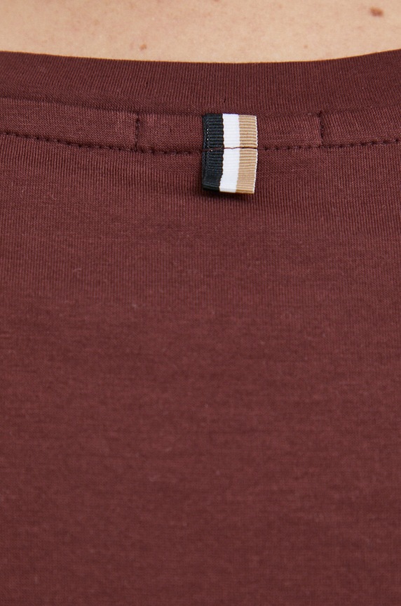 BOSS tricou din bumbac 50468395 burgundia