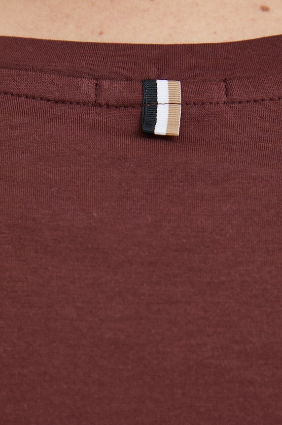 BOSS tricou din bumbac 50468395 burgundia