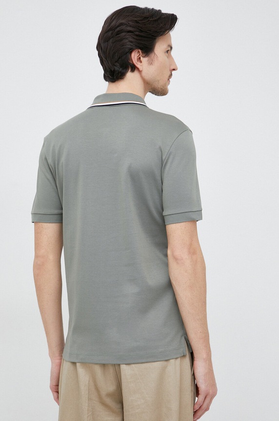 Odzież BOSS polo męskie bawełniane Penrose 38 50469360 zielony