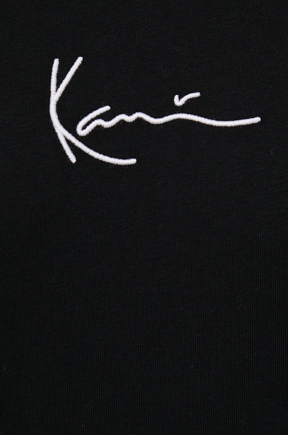 Karl Kani t-shirt bawełniany KKMQ12001BLK czarny