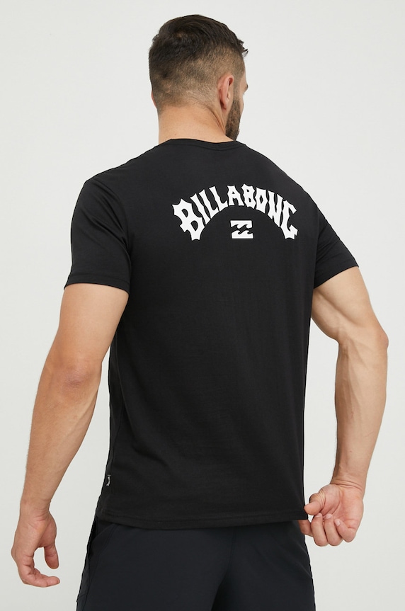 Billabong t-shirt bawełniany nadruk czarny C1SS65BIP2