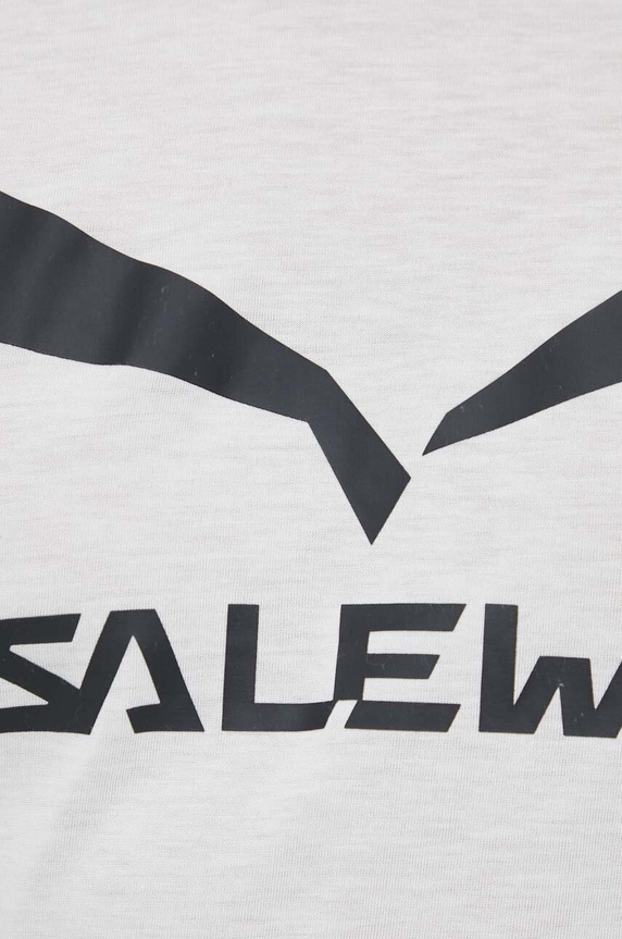 Salewa t-shirt sportowy Solidlogo Dry 00.0000027018 beżowy