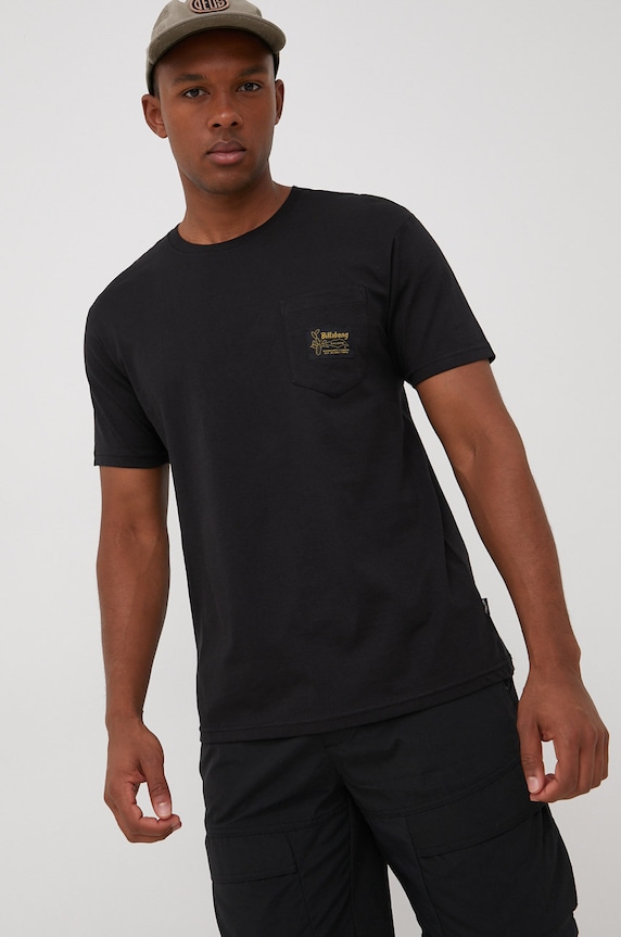 Billabong t-shirt bawełniany regular czarny C1SS55BIP2