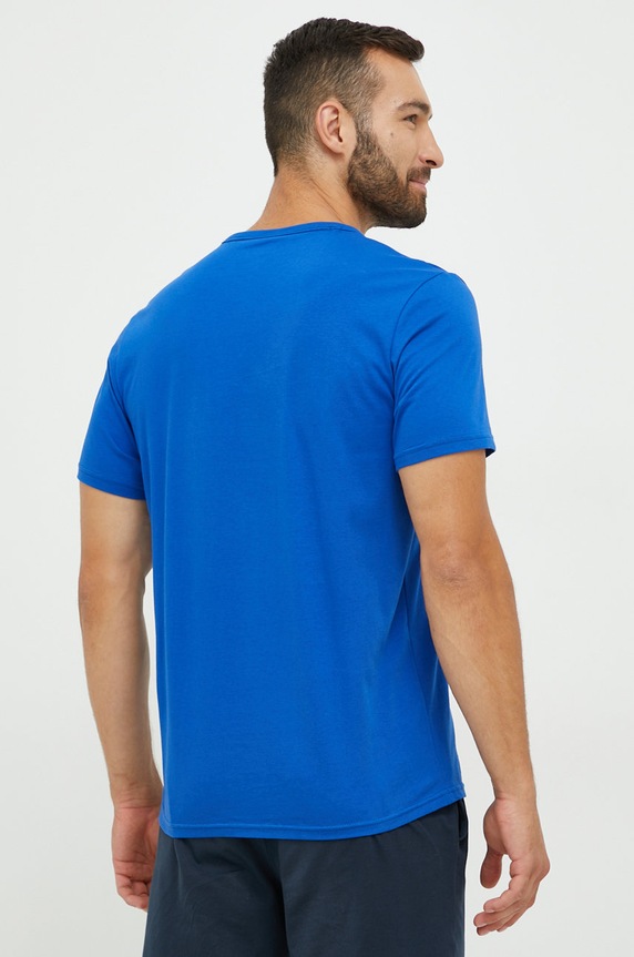 Odzież Calvin Klein Underwear t-shirt piżamowy bawełniany 000NM1959E.PPYY niebieski