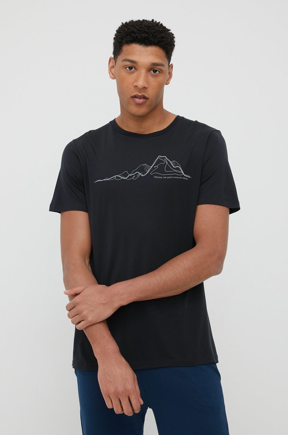 Houdini t-shirt Tree Message czarny 231024