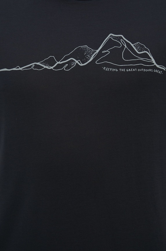 Houdini t-shirt Tree Message 231024 czarny