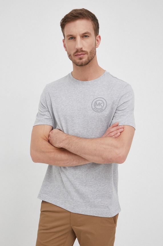 Bavlněné tričko Michael Kors šedá 6S26C11011