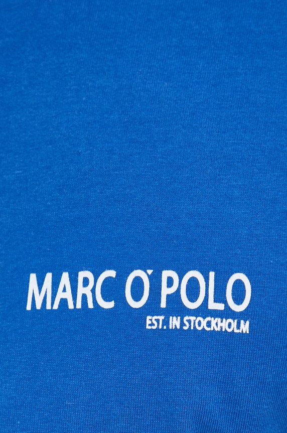 Marc O'Polo t-shirt bawełniany 224201651460 niebieski