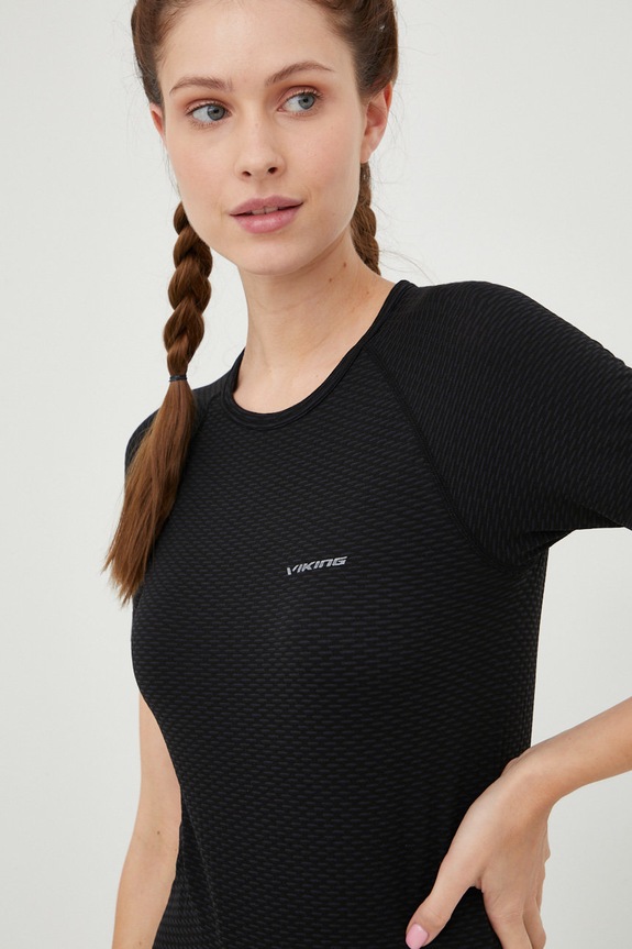 Športna kratka majica Viking Easy Dry 500.24.3456 črna