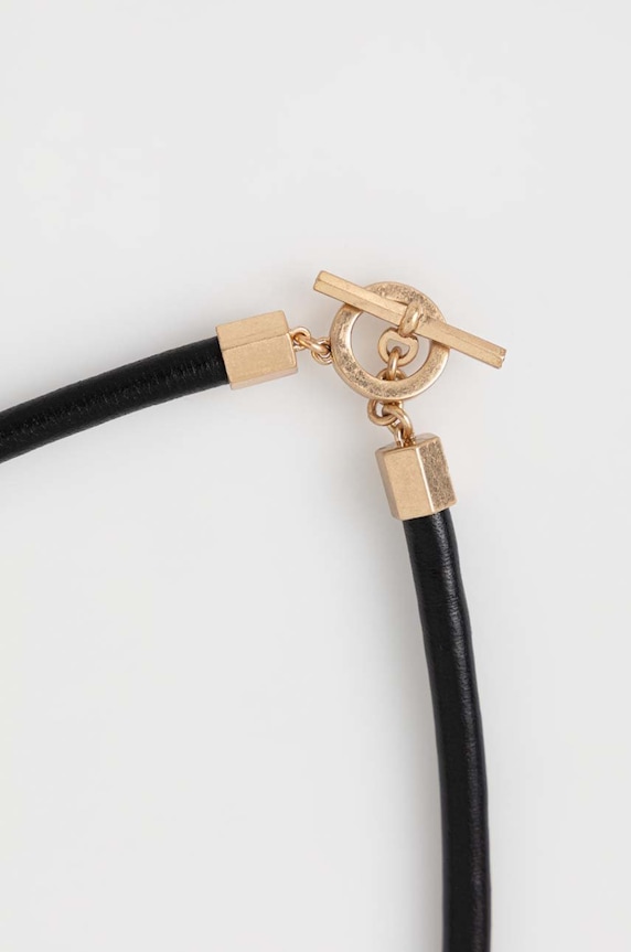 AllSaints colier din piele 410085MUL006 negru SS23