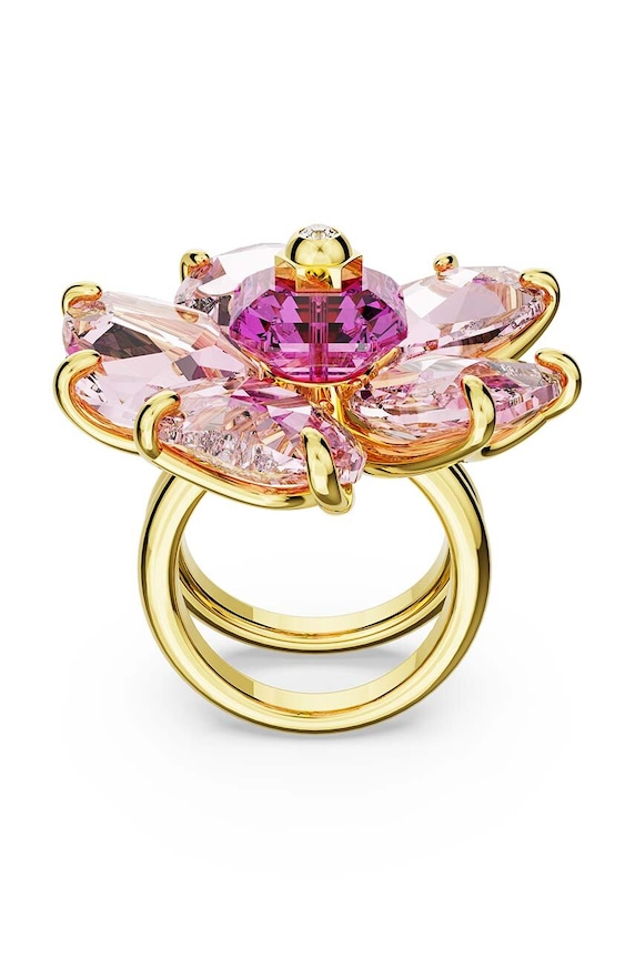 Prstýnek Swarovski Florere 5650564 růžová