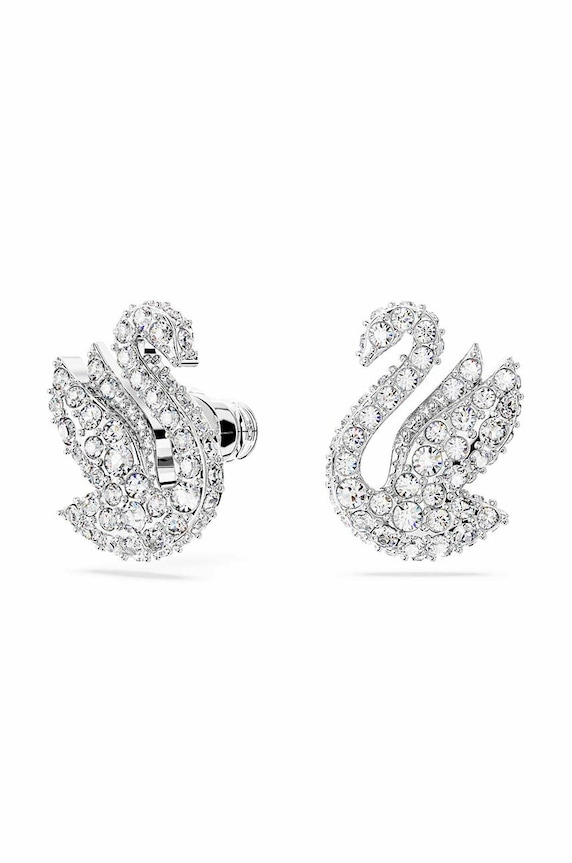 Swarovski kolczyki Iconic Swan srebrny 5647873