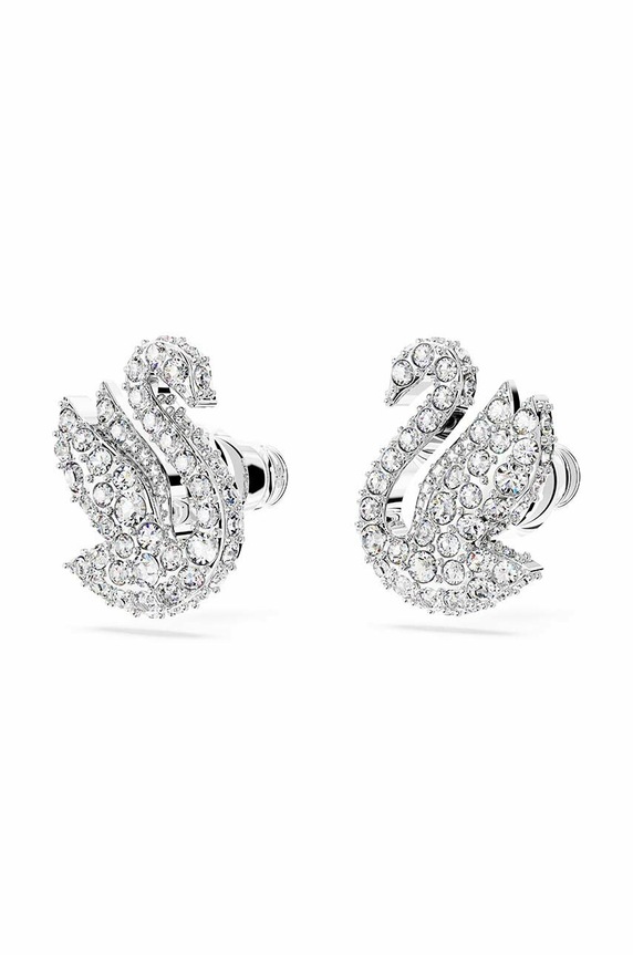 Swarovski kolczyki Iconic Swan 5647873 srebrny