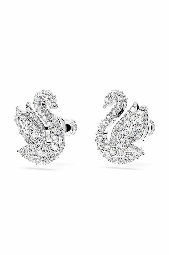 Swarovski kolczyki Iconic Swan 5647873 srebrny