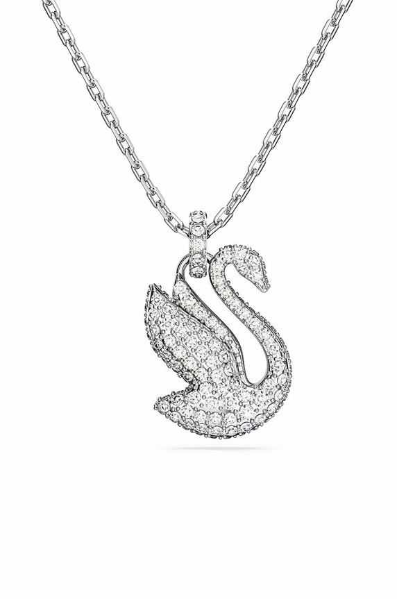Swarovski naszyjnik Iconic Swan kryształ Swarovskiego srebrny 5647872