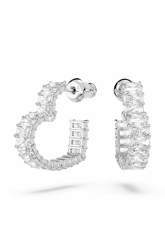 Σκουλαρίκια Swarovski 5653170 MATRIX ζιρκόνια ασημί 5653170
