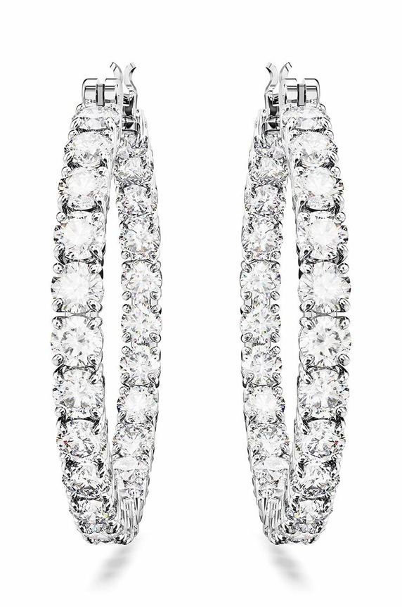 Doplňky Náušnice Swarovski 5647715 MATRIX 5647715 stříbrná
