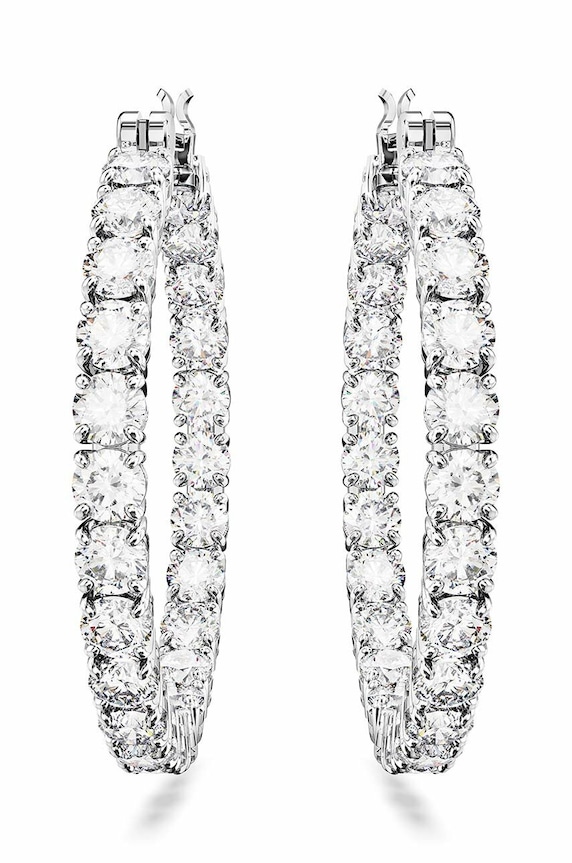 Doplňky Náušnice Swarovski 5647715 MATRIX 5647715 stříbrná