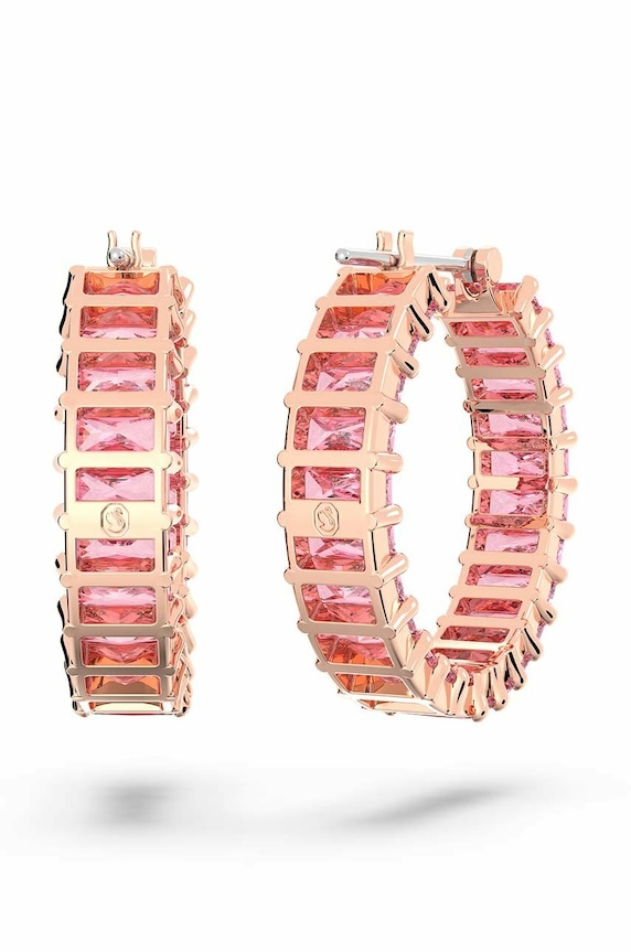 Swarovski kolczyki 5657726 MATRIX różowy 5657726
