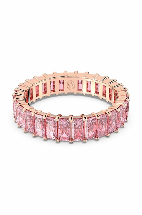 Пръстен Swarovski Matrix циркони розов 5647589