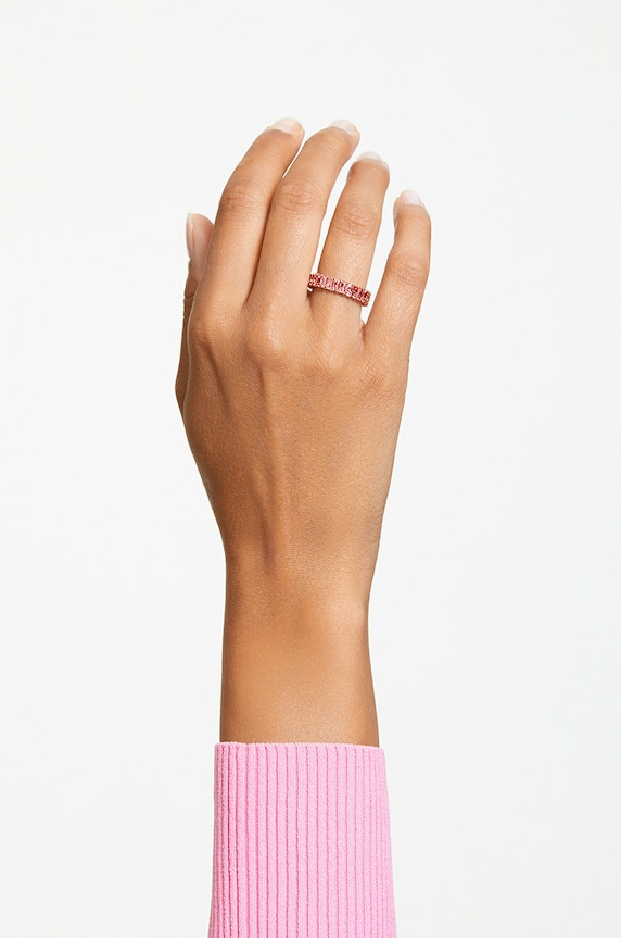 Пръстен Swarovski Matrix 5647589 розов SS23