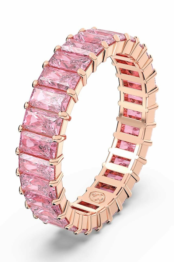 Пръстен Swarovski Matrix розов 5647589