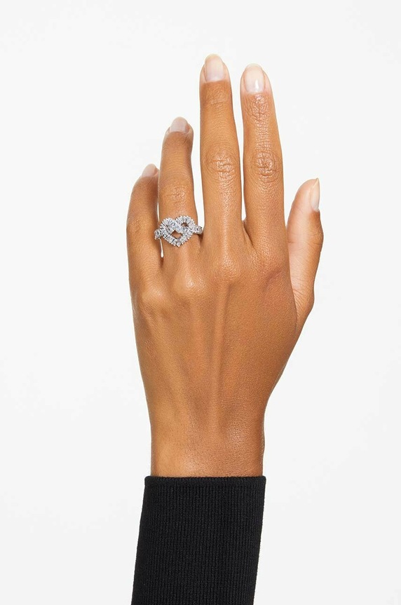 Swarovski inel Matrix 5648291 argintiu SS23