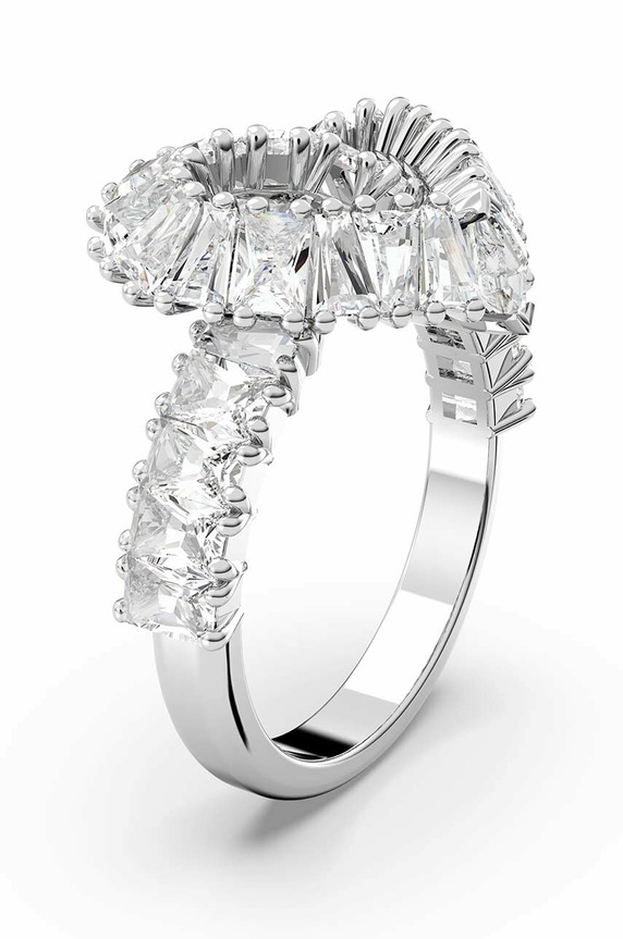 Swarovski inel Matrix argintiu 5648291
