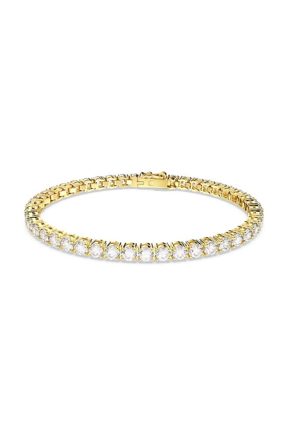 Swarovski bransoletka MATRIX cyrkonia złoty 5657662