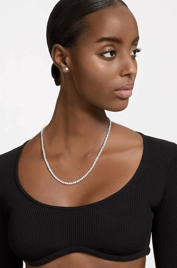 Ogrlica i naušnice Swarovski 5647730 RE MATRIX 5647730 srebrna AA00