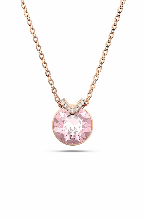 Ogrlica Swarovski Bella cirkonij roza 5662088
