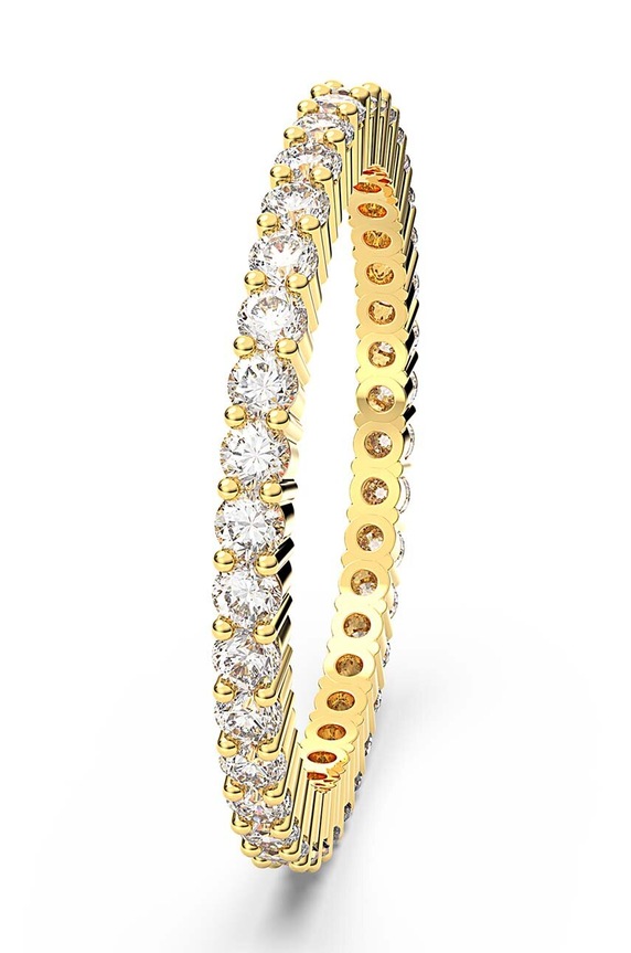 Swarovski pierścionek RE VITTORE złoty 5656296