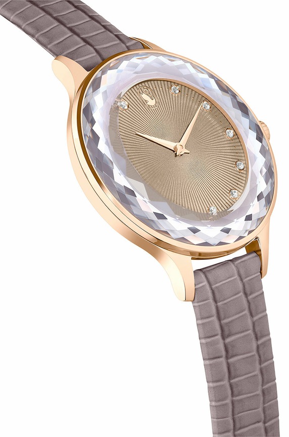Ρολόι Swarovski OCTEA NOVA 5649999 καφέ