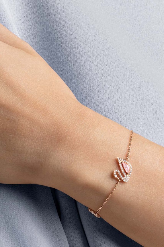 Браслет Swarovski DAZZLING SWAN золотой 5485876