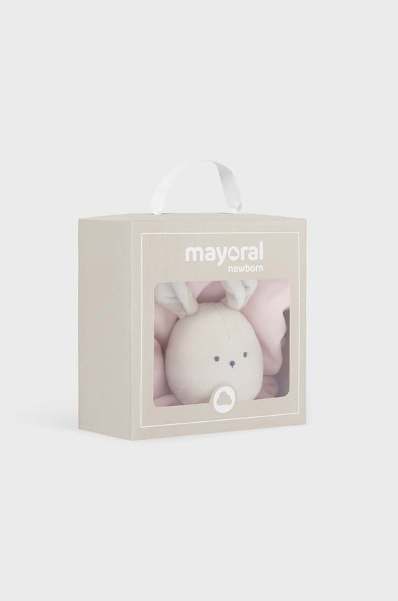 Мальчик Детская мягкая игрушка Mayoral Newborn 19274.1A.NEWBORN розовый