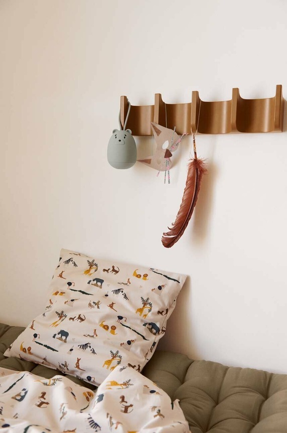 Chlapec Detská nočná lampa Liewood LW17050 sivá