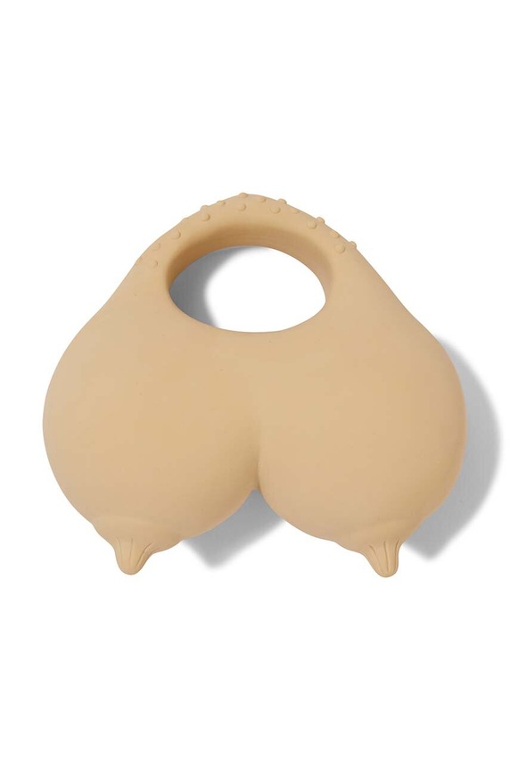 Konges Sløjd gryzak niemowlęcy BABS TEETHER KS1663 beżowy AA00