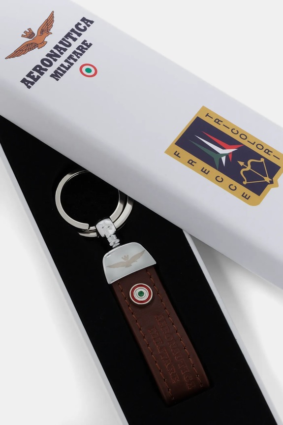 Αξεσουάρ Μπρελόκ Aeronautica Militare AM160 καφέ