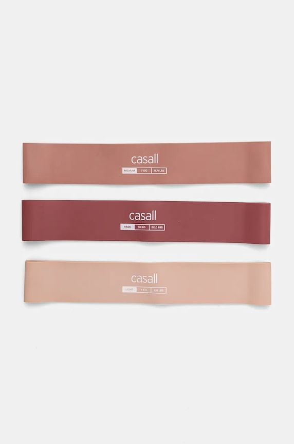 Odporová guma Casall 3-pak ružová 54315