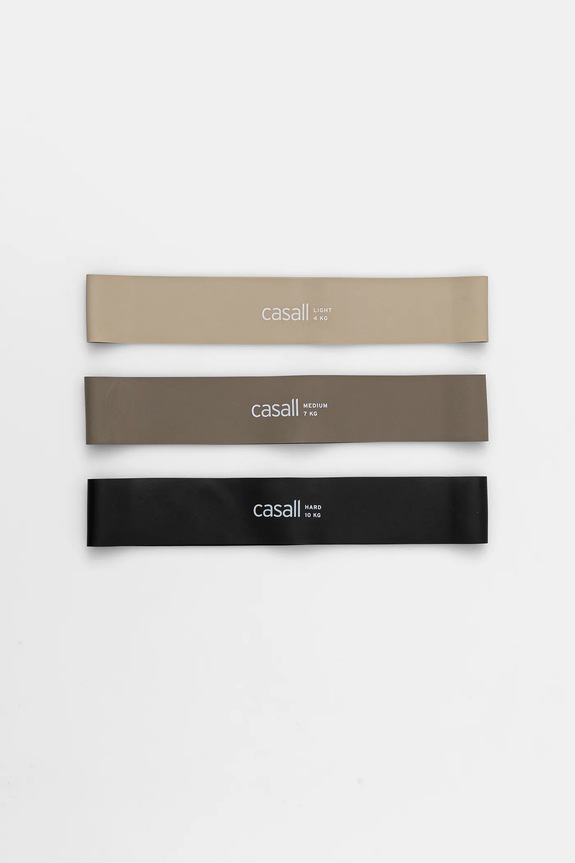 Odporová guma Casall 3-pak čierna 54315